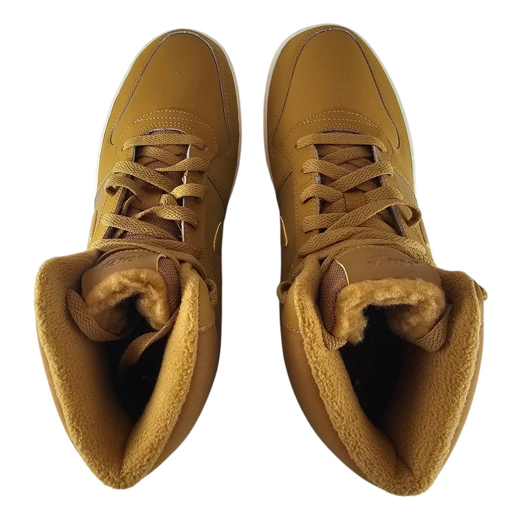 Nike Sneakers Women's 11 Ebernon Wheat Tan Mid High Tops Leather NWT - Picture 6 of 15